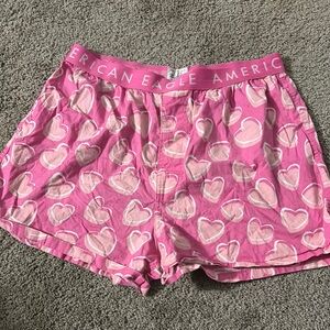 American Eagle Outfitters Pink Heart Boxers